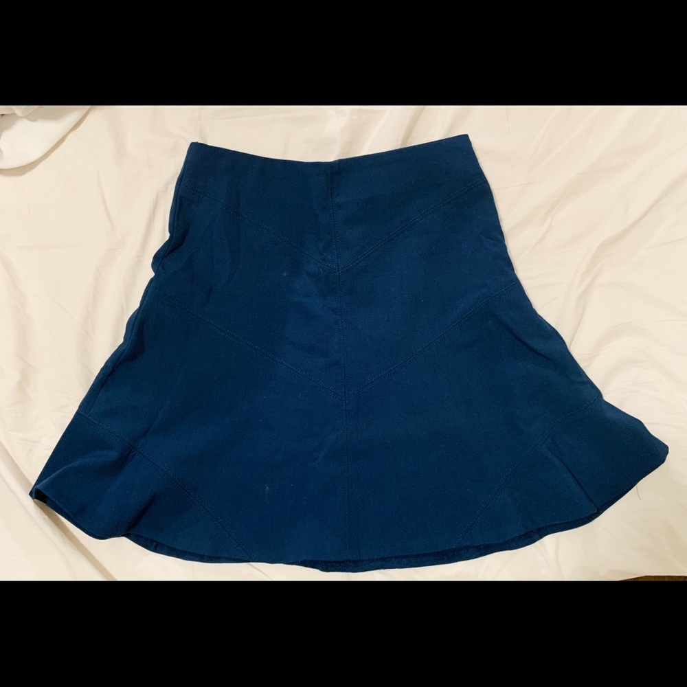 Loft BRAND NEW Teal A-Line Skirt